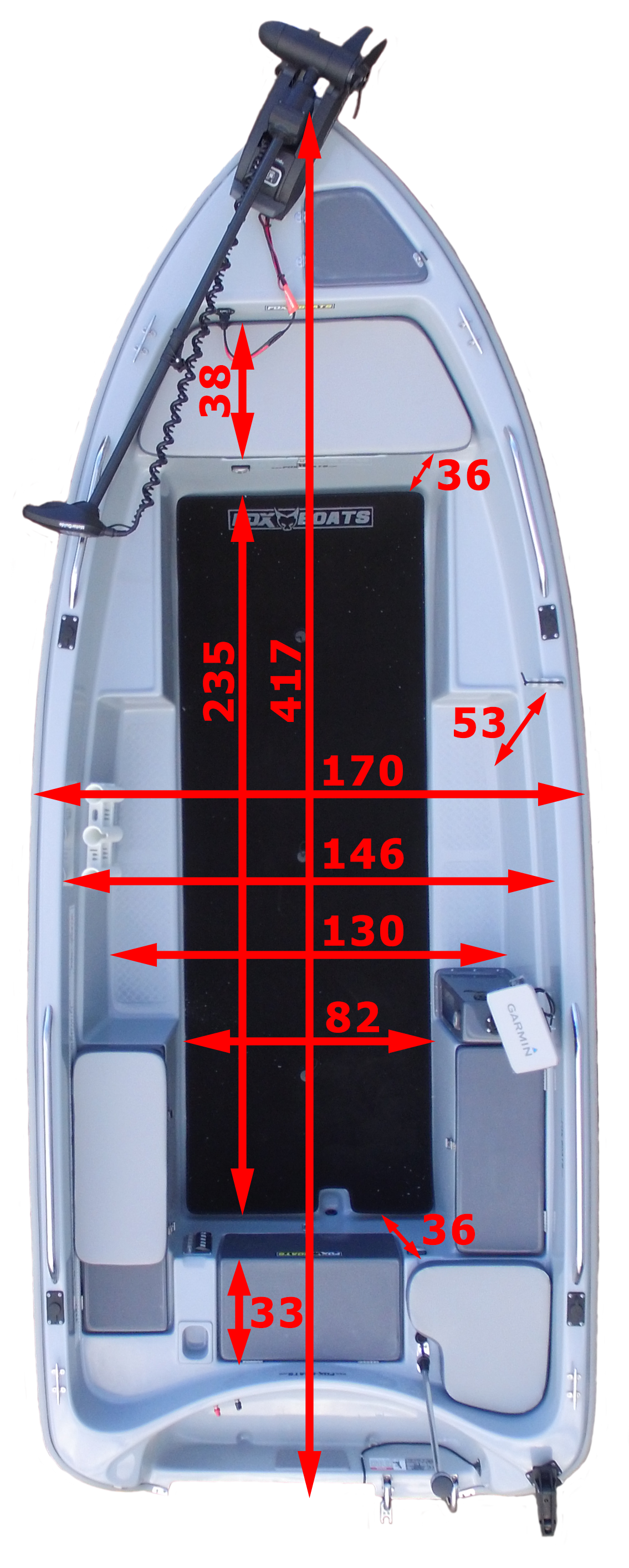 łódka wędkarska łódź riverfox 420 FOX-BOATS - www.fox-boats.com